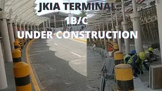 JKIA Nairobi Upgrade of Terminal 1B/1C work in progress, construction 90%complete.