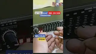 настройка midelan pake эквалайзера dbx 215 sub #настройки #звук #brewogaudio