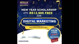 Digital Marketing New year Offer #digitalmarketing #course #srivilliputtur #apollocomputereducation