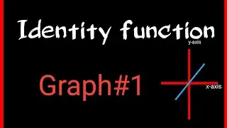 Graph of Y=X || Identity function || F(x)=X || Transformation || Hindi || CBSE | JEE/NEET