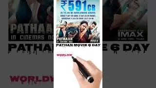 pathan movie 6 day world wide connection official #pathan #ytshorts #shorts