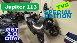 New TVS Jupiter 113 Special Edition 🔥| TVS Black Edition Scooter GST Festival Offer 🙂@AUTOBUX25 