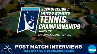 Michael Zheng | Columbia University - Championship Post Match [2024 NCAA Singles Championship]