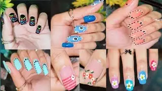 7 Easy nail art designs with dotting tools|| nail art designs for beginners 💅
