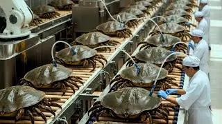 Inside the Factory - Horseshoe crab blood extraction process