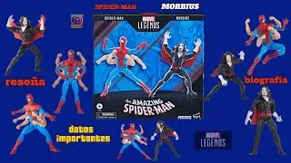 spiderman & morbius #theamazingspiderman #biografia #rese&ntilde;a #marvel #hasbro #figure #unboxing #viral
