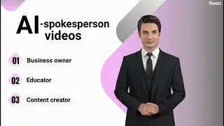 Make synthesia ai spokesperson video with human avatar in all languages for ads