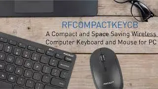 Small Wireless Keyboard and Mouse Combo | RFCOMPACTKEYCB