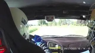 Rallye des noix de Firminy 2025 ES3 Saxo A6 *Tête a queue *  DABIN/GOURBEYRE 