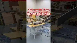 Compact Automatic Edge Banding Machine | Dual-Side Gluing for Straight & Curved Panels
