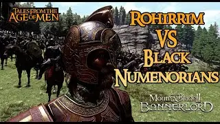 Rohirrim VS Black Numenorians Cinematic Battle ⚔️🔥#bannerlord  #lotr #middleearth #lordoftherings