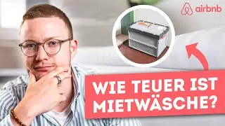 So teuer ist Mietw&auml;sche f&uuml;r die Ferienwohnung wirklich! (AirBnB Wohnung)