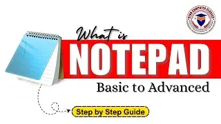 What is Notepad | Learn Notepad From Beginner to Pro | Step by Step Guide in Hindi