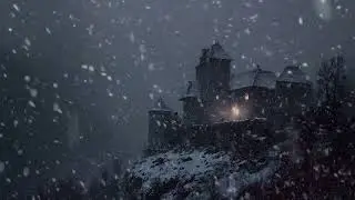 Whispering Wind Through Frozen Ruins: 3 Hours Of Winter Storm And Arctic Sound