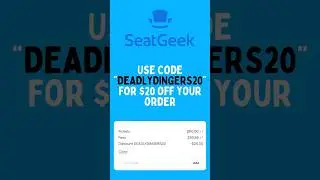 Use Code &ldquo;DEADLYDINGERS20&rdquo; for $20 Off Your First SeatGeek Purchase! #shorts #baseball #sports