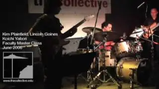 Kim Plainfield, Lincoln Goines, and Koichi Yabori Faculty Master Class.