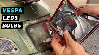 Vespa GTS/GTV - Обновление ламп задних фонарей под светодиоды | Вещи для скутеров Митча
