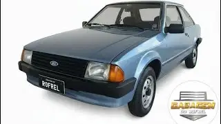 Escort L 1986 Azul Mistral Álcool apresentação 