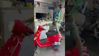 Is your #VespaLX not starting or idling from sitting over the winter? Try this robot approved trick!