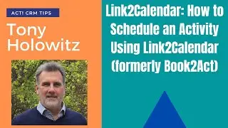 Link2Calendar: How to Schedule an Activity Using Link2Calendar (formerly Book2Act)