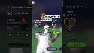 🔥 FC Mobile Manager Mode Tactics | W or L Setup? 🔥 #fcmobile #managermode