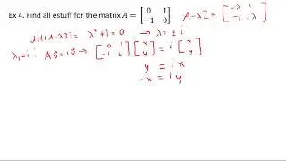 Math 57: Complex Eigenvalues