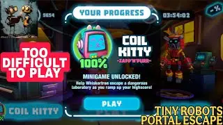 Tiny Robots Portal Escape 100% Done. You'll Get This Mini Game