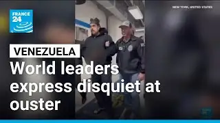 Venezuela: World leaders express disquiet at ouster &bull; FRANCE 24 English