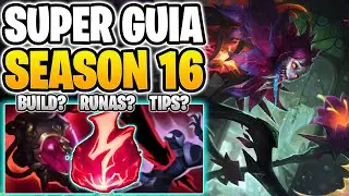 GUIA DE FIDDLESTICKS SEASON 16 | COMO JUGAR FIDDLESTICKS JUNGLA FACIL Y SENCILLO | BUILD, RUNAS, MAS