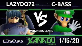 S@X 337 SSBM - LazyDo72 (Marth) Vs. C-bass (Luigi) Smash Melee Winners Semis