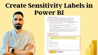 How to create and manage Sensitivity Labels in Power BI? | Sensitivity Labels | BI Consulting Pro