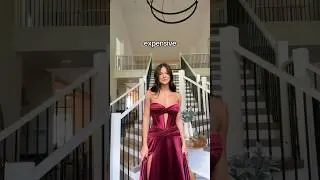 cheap vs expensive prom dress pt. 6download treffa today!link in bio for more #fashion #prom