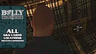 Bully SE [100% Walkthrough] - All G&G Cards Locations [G&G Outfit & Viking Helmet]