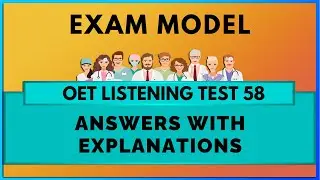 OET LISTENING TEST - 58 | MIHIRAA