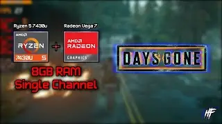 Days Gone | Ryzen 5 7430U Vega 7 | 8GB RAM