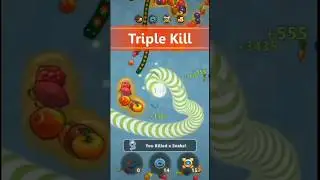 Worms Zone 100 Million Score🐍#game #shorts Videos