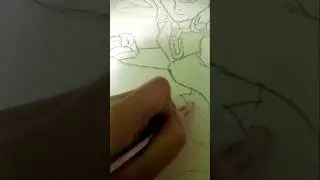 Saitama X harshit art UK  # garuo # One Punch man # drawing # art # subscribe # viral shorts #anime