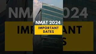 NMAT 2024 APPLICATION FORM ? | EXAM DATE ? #nmatexam, #nmat2024, #nmat,#nmatexampattern,#nmatform,