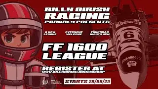 Billy Oirish Rsacing 1600 CUP Track Selection Draw