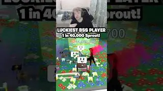 LUCKIEST BSS PLAYER! 1 in 40,000 RAREST Sprout APPEARING! (Bee Swarm Simulator)