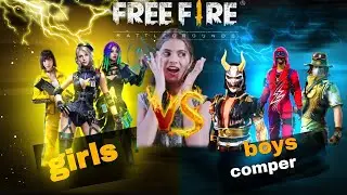 Girls vs Boys Comper In BR Rank | free Fire  😱😱