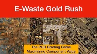E-Waste PCB Grading Game: Maximizing Component Value #ewaste  #circulareconomy    #tech4good