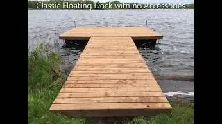 Classic Floating Dock by On the Water Designs