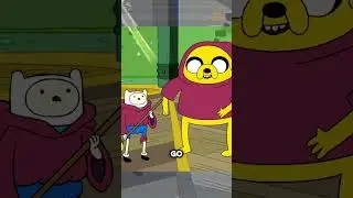 Finn & Jake Eat a Broom?! 🧹⭐️ | Adventure Time S1E11 #shorts