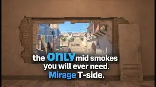Must-Know Mid Smokes on Mirage | Easy & Essential Lineups
