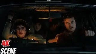 Steve Crashes His Car In Demogorgon Scene - Stranger Things Season 5 4K SCENE ULTRA HD