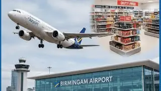 Birmingham Airport Tour | Full Walkthrough, Terminals, Shops