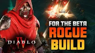Diablo 4 beta ROGUE BUILD for FAST LEVELING to Level 25!