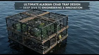 🦀 Next Level Crab Trap Tech! 🔧 Inside Alaska&rsquo;s Ultimate Deep Sea Design 🌊 #alaska #crabfishing #fish