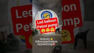 Bharat Petrol Pump Lighting Up with LED Balloon | Ram Sky Balloon | 7042670577 #advertisingballoon